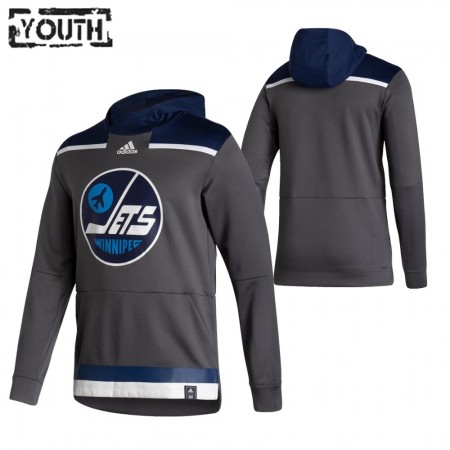 Kinder Eishockey Winnipeg Jets Blank 2020-21 Reverse Retro Pullover Hooded Sweatshirt